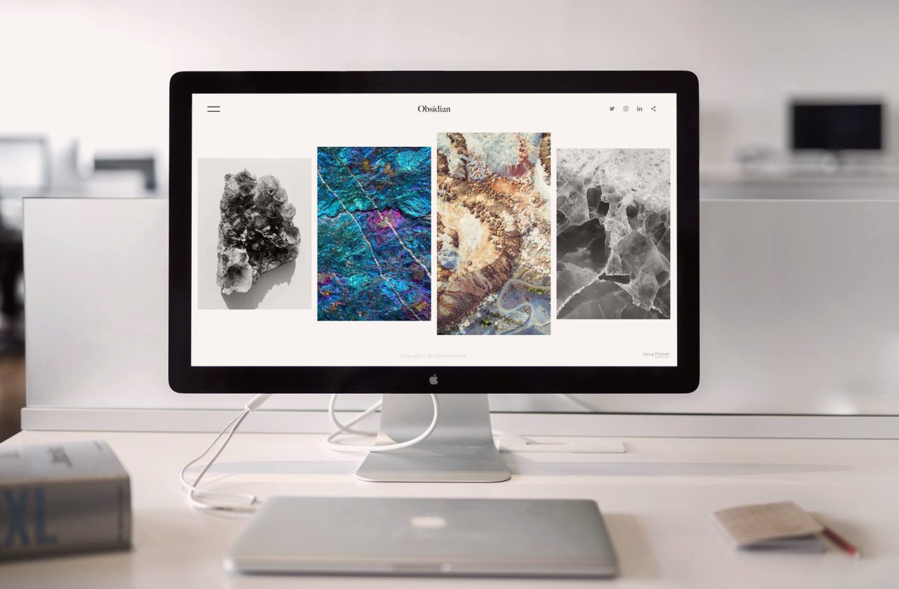 Web designer workspace — building a website with AI